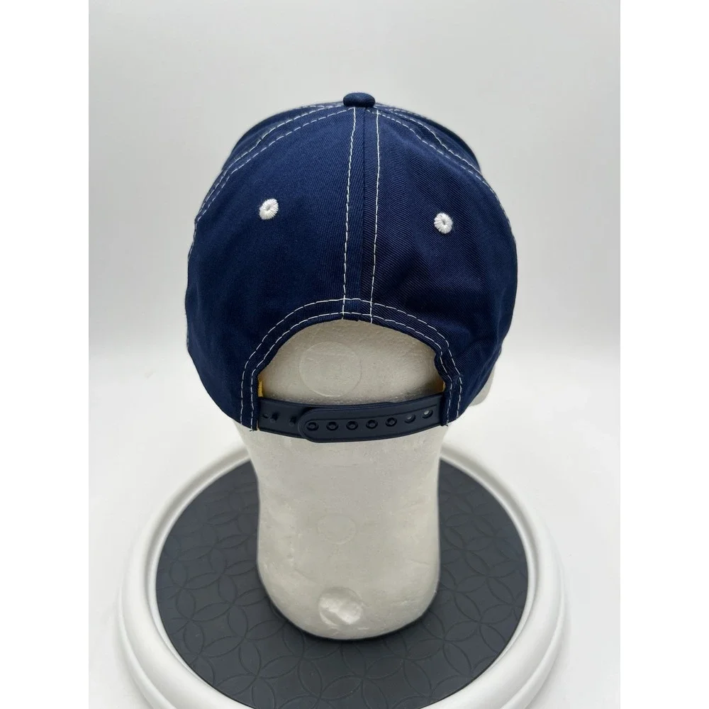 Indiana Pacers Snapback Hat Blue Yellow Contrast‎ Stitch Adjustable NBA Cap